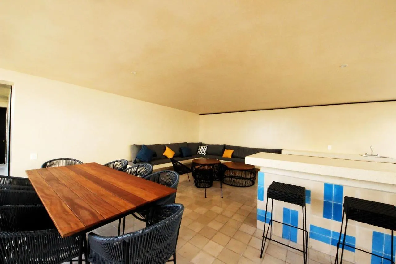 아파트 Spacious Studio, Amazing Rooftop With Sea View 신데 델 카르멘