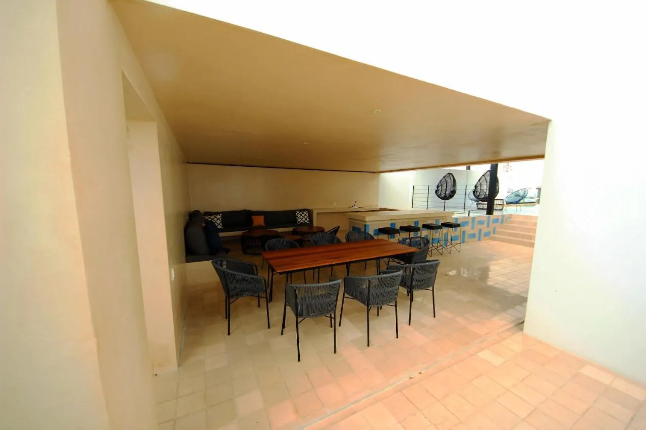 아파트 Spacious Studio, Amazing Rooftop With Sea View 신데 델 카르멘 멕시코