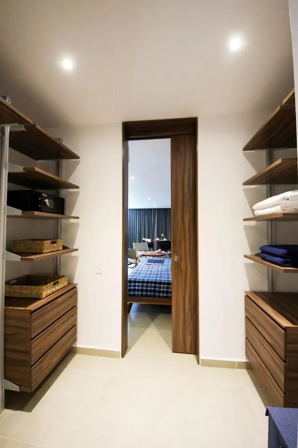 아파트 Spacious Studio, Amazing Rooftop With Sea View 신데 델 카르멘 멕시코